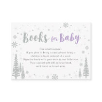 Books for Baby, Book Request, Baby Shower Activity Enclosure Card