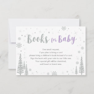 Books for Baby, Book Request, Baby Shower Activity Invitation