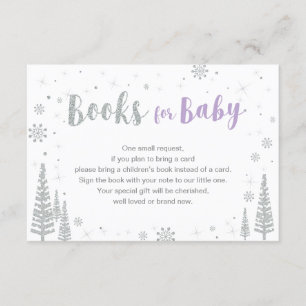 Books for Baby, Book Request, Baby Shower Activity Invitation