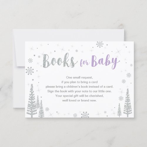 Books for Baby Book Request Baby Shower Activity Invitation