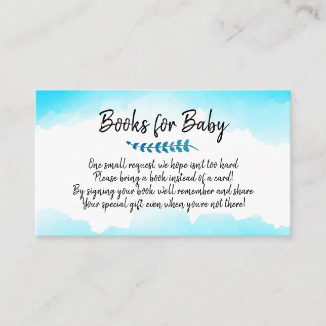 Books For Baby Book Request Baby Shower Invitation Zazzle