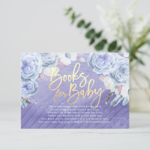 Books for Baby / Bring a book Request Invitation