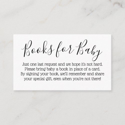 Books For Baby Card