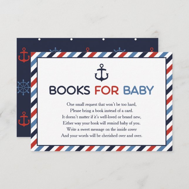 Books for Baby Card (Front/Back)