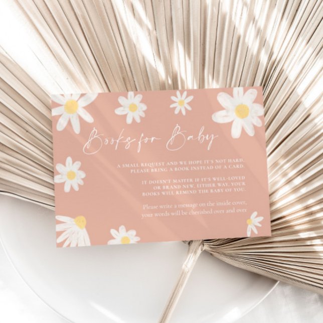  Books for Baby Card Blush Daisy Pink (Creator Uploaded)