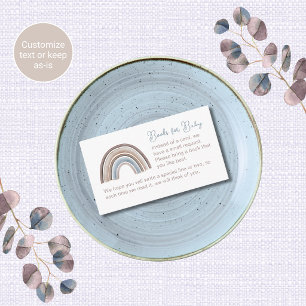 Books for Baby Card Rainbow Baby Shower