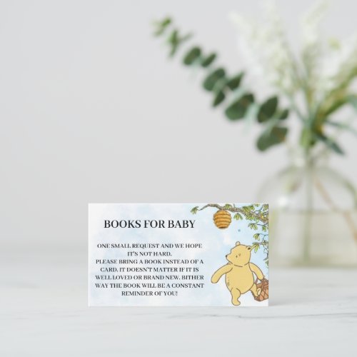 BOOKS FOR BABY ENCLOSURE CARD