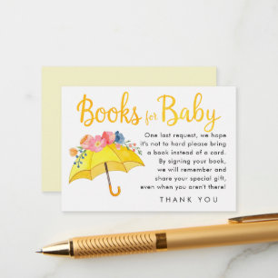 Books for Baby Enclosure Card – April Showers Baby