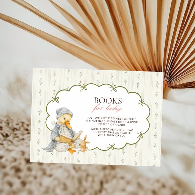 Books for Baby Enclosure Card Silly Goose (Creator Uploaded)