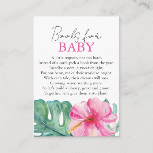 Books For Baby Enclosure Cards