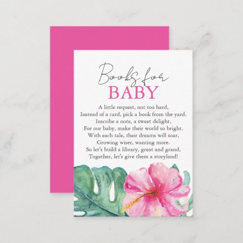 Books For Baby Enclosure Cards