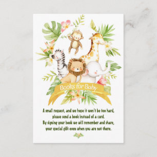 Books for Baby Enclosure Cars Safari Animals Card