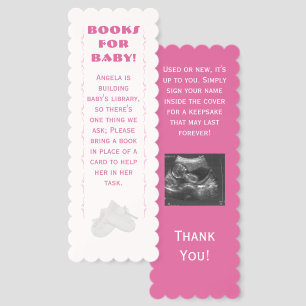 Books for Baby Girl Baby Shower  Bookmarks