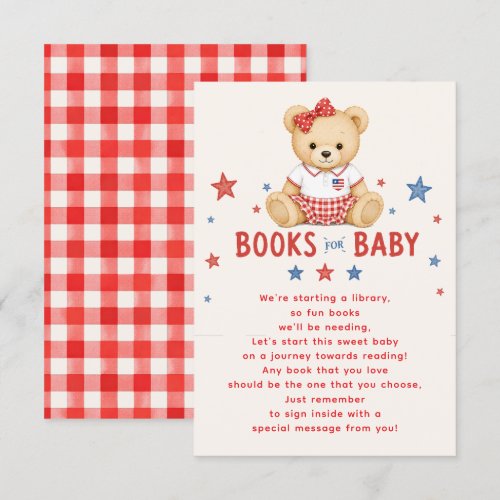 Books for Baby Girl Card