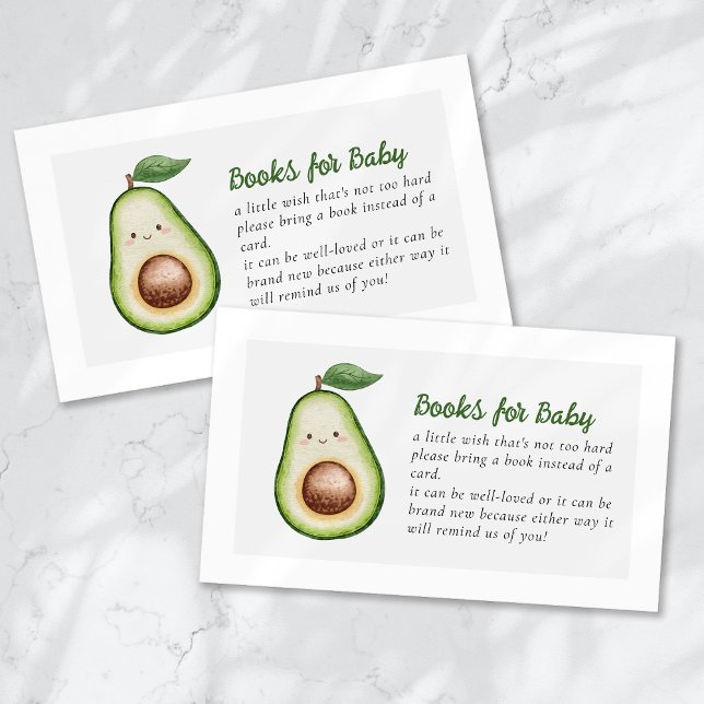 Books for Baby Holy Guacamole Cute Baby Shower Enclosure Card (Creator Uploaded)