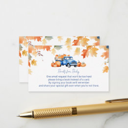  Books for Baby Insert Blue Truck & Little Pumpkin