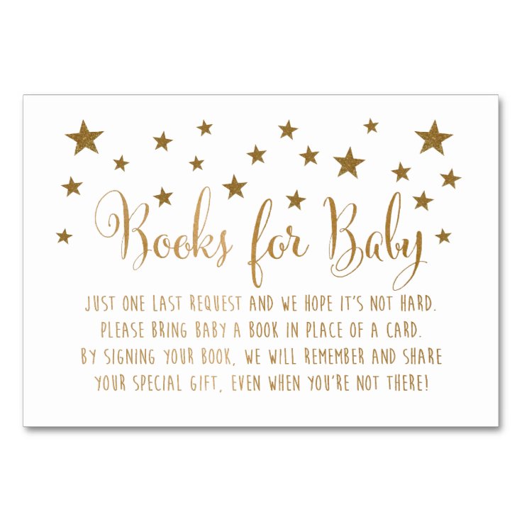 Books for Baby Insert Card Zazzle