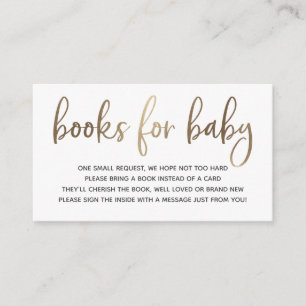 Books for Baby insert card