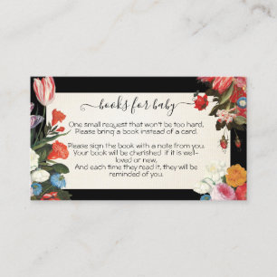 Books for Baby is Blooming Baby Shower Card