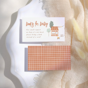 Books For Baby It Takes A Village Baby Shower Enclosure Card
