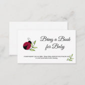 Books for Baby Ladybug Enclosure Card (Front/Back)
