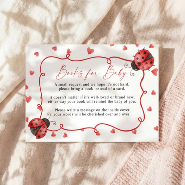 Books for Baby ladybug Request Card (Creator Uploaded)