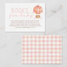 Books for Baby Little Pumpkin Pink Gingham