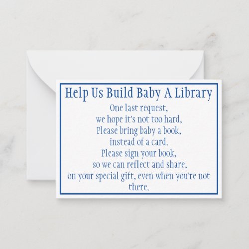 Books For Baby  Note Card