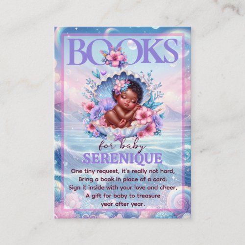 Books for Baby Pastel Seashell Baby Shower