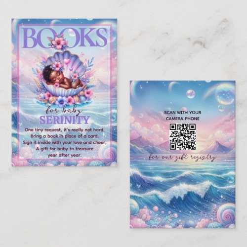 Books for Baby Pastel Seashell Baby Shower