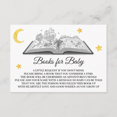 *~* Books for Baby Pop Up Book  Moon Stars Enclosure Card
