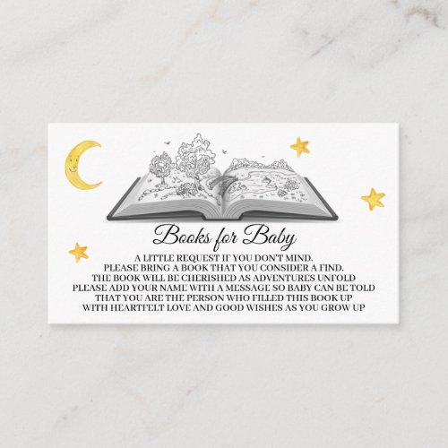 *~* Books for Baby Pop Up Book  Stars Moon Enclosure Card