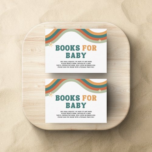 Books for Baby Retro Groovy Baby Enclosure Card