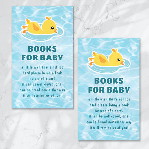 Books for Baby Rubber Ducky Splish Splash Enclosure Card