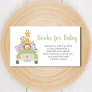 Books For Baby Safari Baby Shower Enclosure Card