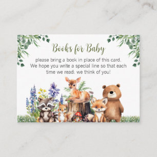 Books for baby Shower Enclosure Card