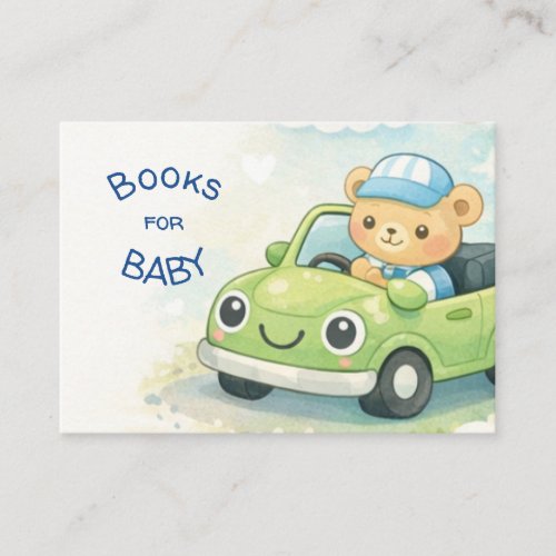 Books for Baby Shower Invitation Enclosure
