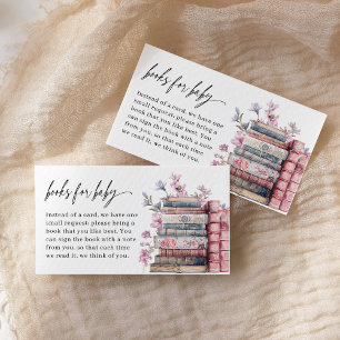 Books For Baby Storybook New Chapter Baby Shower Enclosure Card