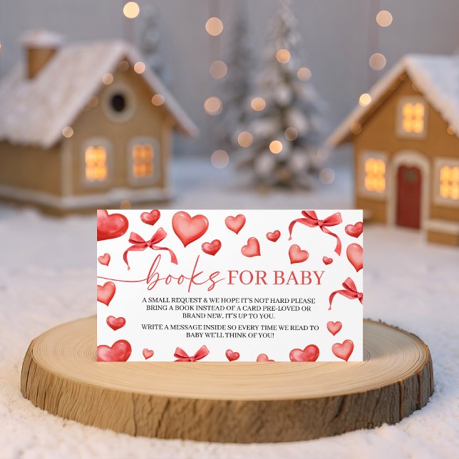 Books for Baby Sweetheart Sign Enclosure Card (Creator Uploaded)