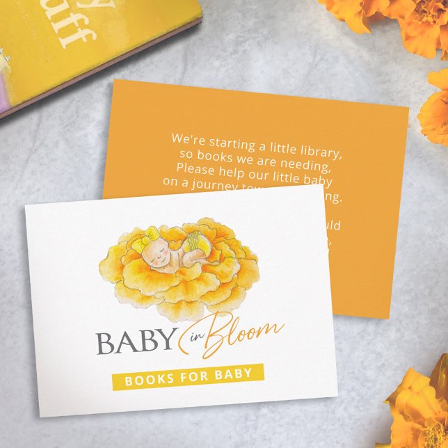 Books for Baby yellow baby in bloom Enclosure Card (Creator Uploaded)