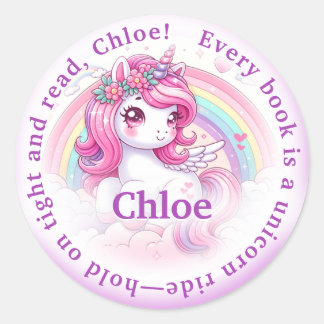 Books for Kids, Children Classic Round Sticker