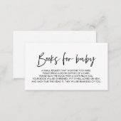 Books for the baby, Modern Minimal font Enclosure  (Front/Back)