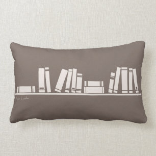 books for wise guy or reading lover pillow