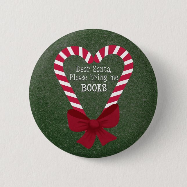 Books From Santa Button (Front)