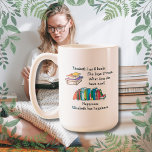 Books = Happiness, Love to Read Coffee Mug<br><div class="desc">It's a simple math problem. A person has some books,  then buys some more books. What do they have? Simple: happiness. Any book lover,  any reading enthusiast knows this,  deep in his/her/their bones.</div>