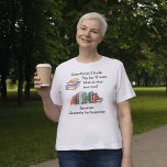 Books = Happiness, Love to Read T-Shirt<br><div class="desc">It's a simple math problem. A person has some books,  then buys some more books. What do they have? Simple: happiness. Any book lover,  any reading enthusiast knows this,  deep in his/her/their bones.</div>