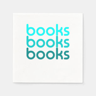Books I Love Reading Books Napkins