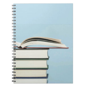 Books in a Pile Notebook