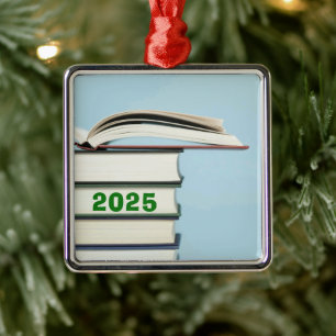 Books in a Pile Ornament