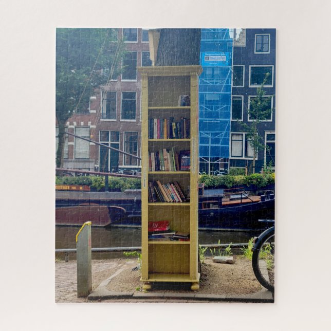 Books in Amsterdam Jigsaw Puzzle (Vertical)